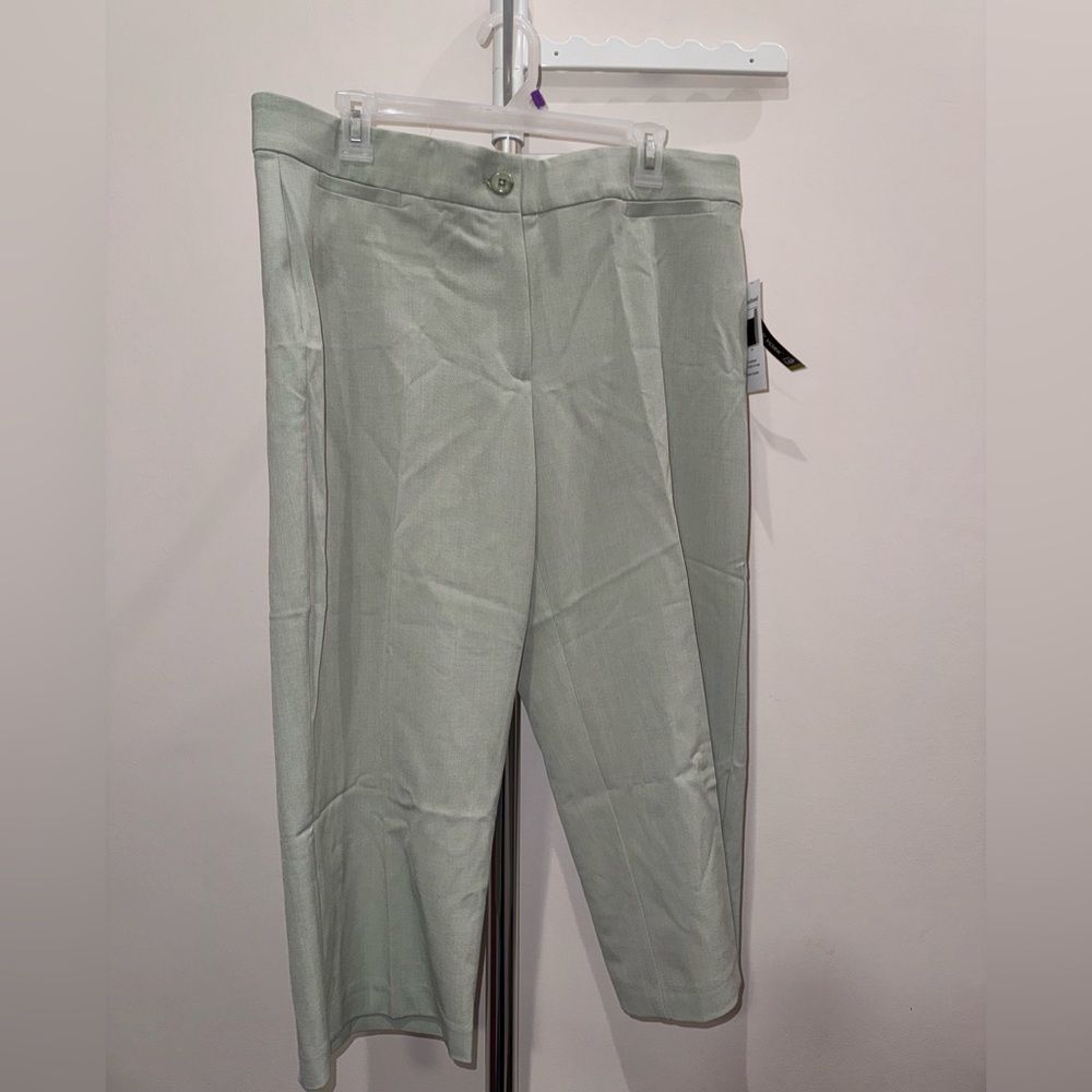 Briggs New York Petite Light Sage Petite Capris Pants